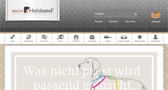 Desktop Screenshot of meinhalsband.de